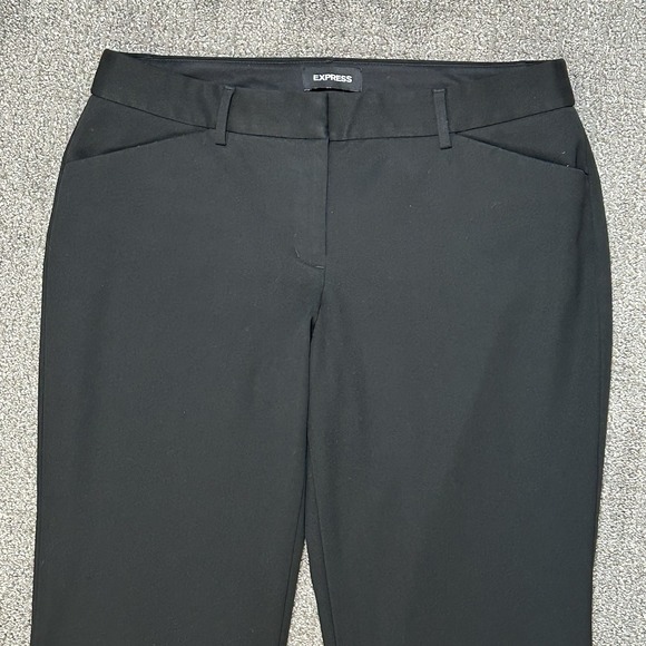 EXPRESS Editor Barely Boot Low Rise Pants Women's 10R (32x32) Black  EUC!! - Picture 3 of 12
